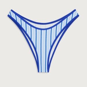 Djerf Avenue x Frankie’s bikinis dove classic bottom seaside stripe